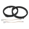 Partuto Lautsprecher-Abstandshalter Ring Hochtöner Lautsprecher-Adapter Auto für Honda Odyssey 2009-2021
