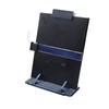 Black Metal Desk Document Holder Adjustable Positions with Reading Line