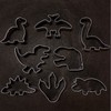 Dinosaur Cookie Cutter Set, 8-Piece-Trex, Brontosaurus, Spinosaurus, Brachiosaurus, Triceratops, Dinosaur
