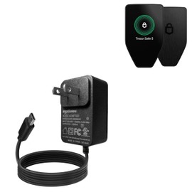 BoxWave Charger Compatible with Trezor Safe 5 - Wall Charger Direct (15W), Rapid Charge Your Device with Built-in 6ft Cable