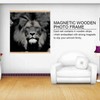 Modern Magnetic Wooden Photo Picture Frame DIY Poster Scroll Prints