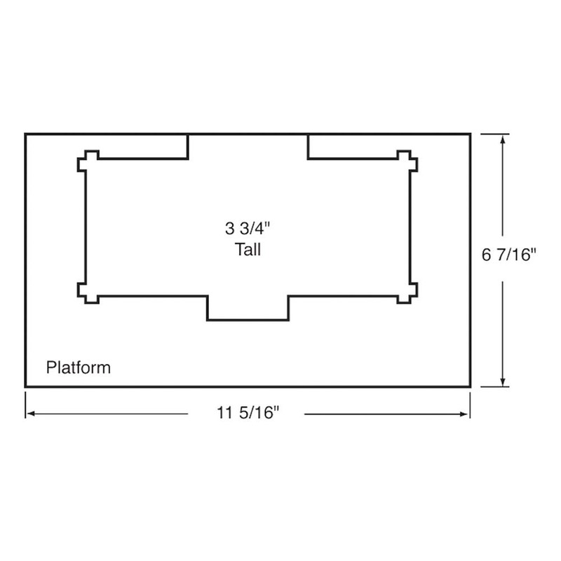 Walthers Cornerstone Brick Mission Style Depot Train