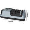 Electric Knife Sharpener, 100% Diamond Abrasives Professional Knife Blade Sharpener