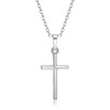Classic Cross Pendant Chain Necklace Bling Rhinestone Crystal Cross Pendant