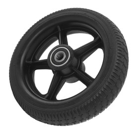 RiToEasysports Patinete Eléctrico de 6,5 Pulgadas, Rueda de Patinete Eléctrico Antideslizante a Prueba de Explosiones de Goma Sólida con Cubo para Reemplazo