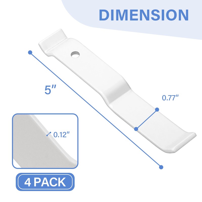 Wire Shelf Corner Support Bracket for ClosetMaid, Ventilated Wire Shelving