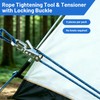 Rope Tightening Tool & Tensioner, 8 Pack Stainless Steel Cord