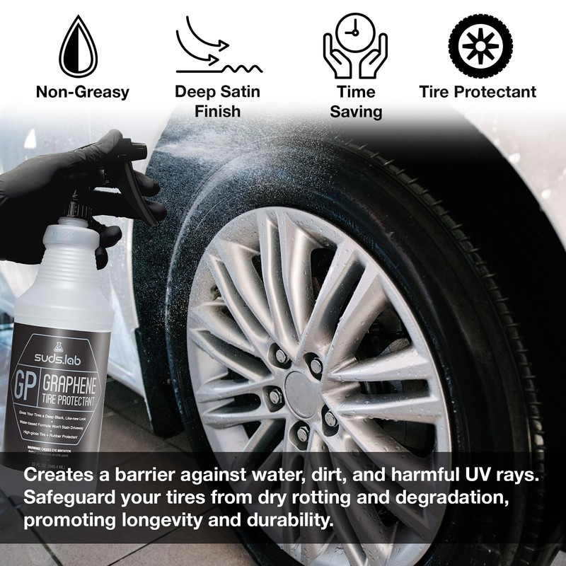 Suds Lab GP - Graphene Tire Protectant, Gloss Car Wheel