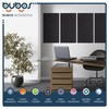 BUBOS 4 PCS Acoustic Panels,24''x12'' Fabric Soundproof Wall Panels,Self-adhesive Sound