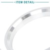 ACROPIX 73.1 to 64.1 mm Hub Centric Rings Silver Tone