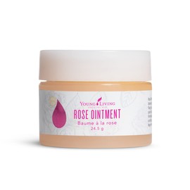 Young Living Rose Ointment 0.86 oz - Deeply Moisturizing Blend for Dry, Sensitive Skin - Soothing Skin Care Balm - Nourishing and Hydrating - Natural Formula - Moisturizing Skin Balm
