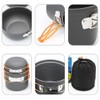 HomeCraft Camping Cookware Mess Kit Lightweight – Durable Space-Saving Construction