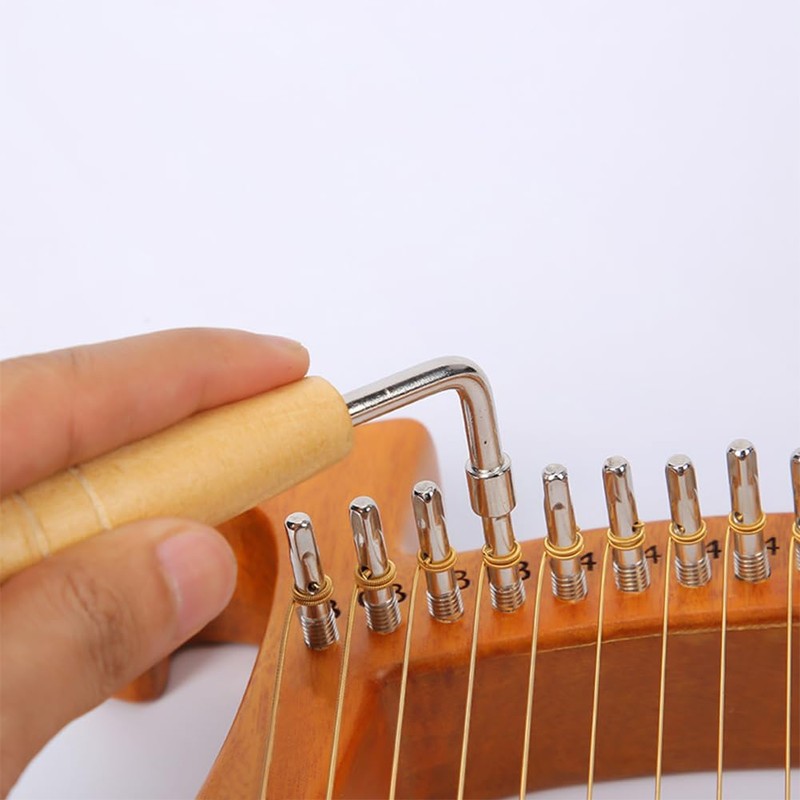 2 PACK Harp Tuning Key Tuning Wrench, Lyre Adjustment Lever,