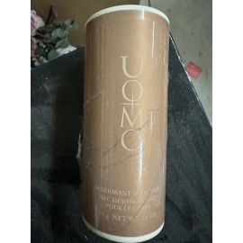 Avon UOMO Deodorant Body Talc Powder For Men 2.6 oz. Net Wt. FULL SIZE NEW