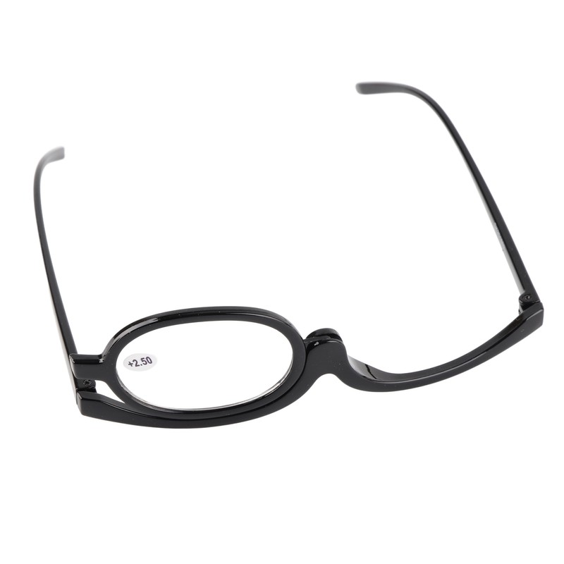 Magnifying Eye Makeup Glasses Women Stylish Flip Down Lens Cosmetic