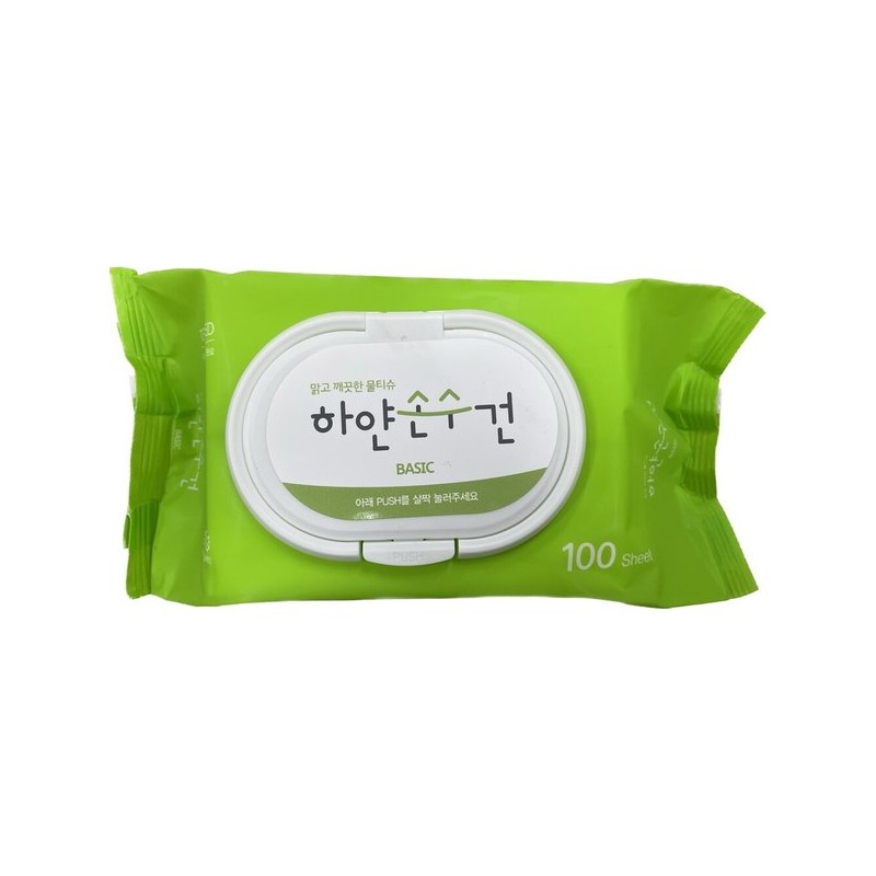 맑은누리 물티슈(베이직 캡형 80매) 1Box / 10개입 Clear Nuri Wet