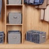 Zilink Upgraded Wardrobe Clothes Organizer with Support Board Clear Jeans