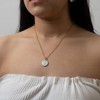 Collar con Cadena de Acero Inoxidable y Dije de Inicial