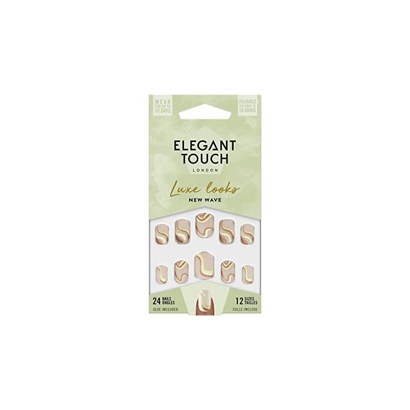 Elegant Touch ET Luxe Looks Wave, One Size, Brown