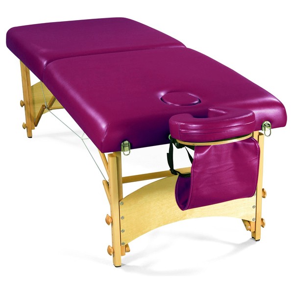 3B Scientific W60602BG Red Deluxe Portable Massage Table, 72.5" Length x 29" Width