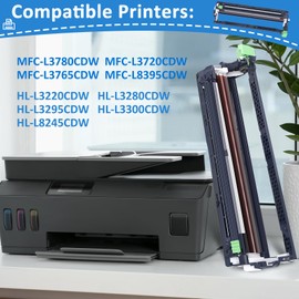 DR229CL,Replacement for Brother DR229CL Drum Unit Works with TN229XL Toner Cartridge,Compatible MFC-L3720CDW MFC-L3780CDW MFC-L3765CDW HL-L3220CDW HL-L3280CDW HL-L3300CDW Etc. Printer(4 Pack)
