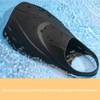 Gaeirt Adjustable Swimming Fins Training Fins Moderate Softness Black Short