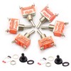 DaFuRui Waterproof Toggle Switch，10Pack 2 Position 2 Pin ON-Off Metal