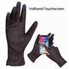 MGGMOKAY Women's Leather Gloves Touchscreen Cashmere Lined, Brown, L