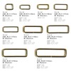Nippon String Button Trading Square Kang, Width 0.8 inches (21
