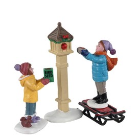 Lemax Village Collection The Bird Feeders Set of 3 # 12015