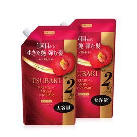 Tsubaki Premium Moist & Repair Shampoo Refill 600ml 2-Pack
