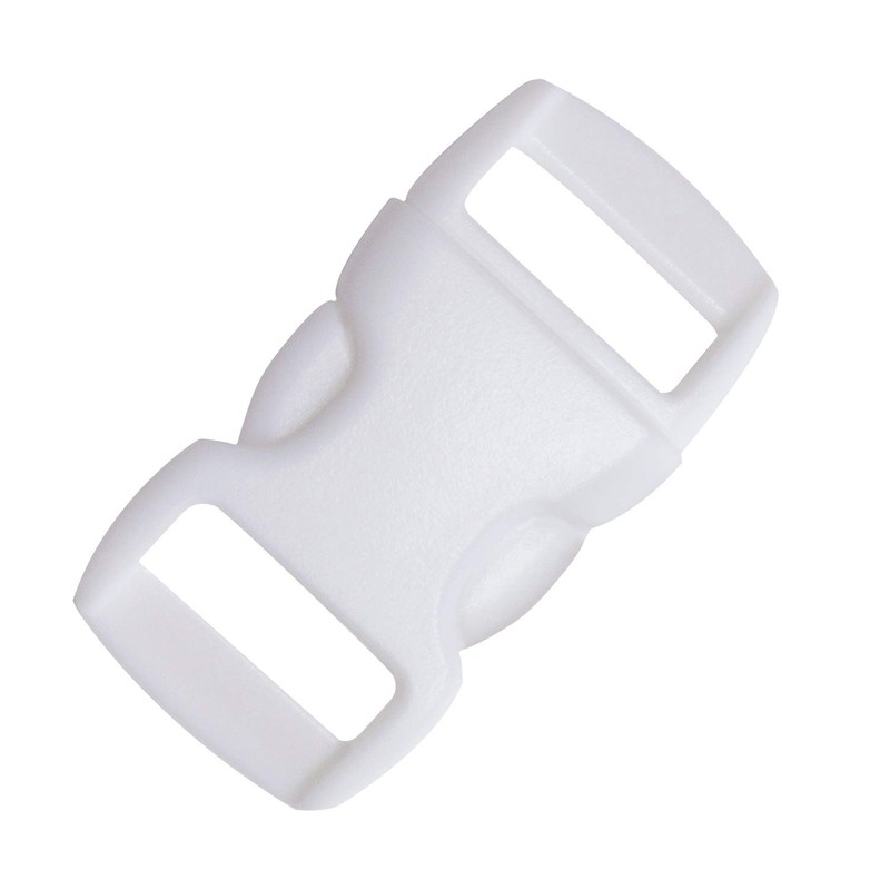 PENTA ANGEL White Plastic Buckle 20Pcs 3/8inch Quick Side Release