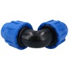 25 x 25mm MDPE Elbow 90 Degree Compression Coupling Fitting