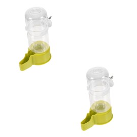 Kisangel 2 Piezas Bebedor de Aves dispensador de Agua bebederos automáticos para Loros Dispensador automático de Agua para pájaros. Bebedor de Agua para pájaros el plastico