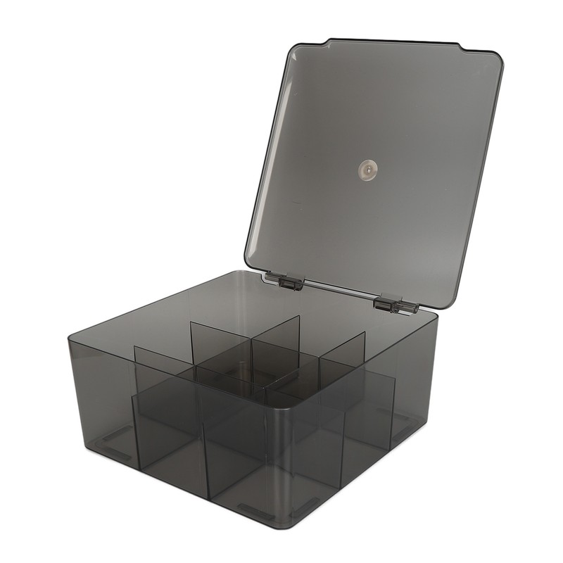 Flip Grids Storage Box Large Capacity Dustproof Easy Access Skincare