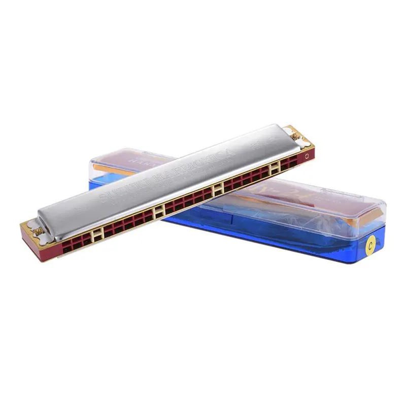 Suzuki Study-24 24 Holes Harmonica Tremolo Key of C with
