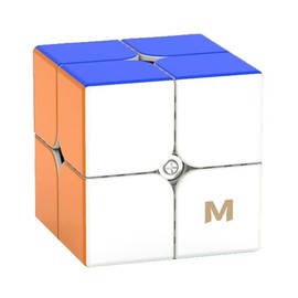 HELLOCUBE YJ MGC2 Elite V2 2x2 Magnetic Stickerless Speed Cube 2x2x2 Cube Puzzle,YongJun 2 by 2 Cube (Flagship)