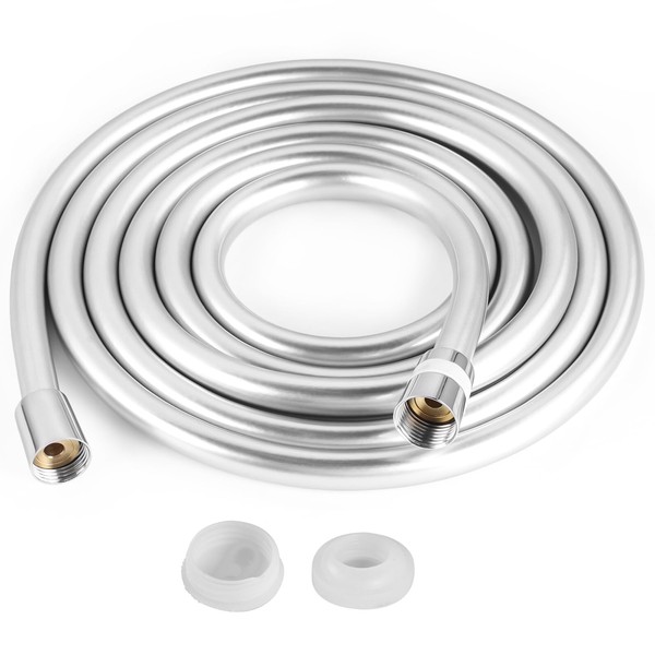 Bubuny Shower Hose, 3 m, PVC Shower Pipe with Shower
