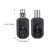 FUNOMOCYA Wireless Audio System Transmitter Receiver Set Condenser Microphone Stable