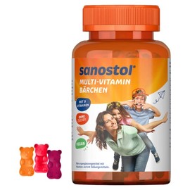 사노스톨 Sanostol 멀티비타민 베어 60개 120g Sanostol Multivitamin Bears 60 pieces 120g