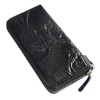 EVERSOUL Long Wallet, Phoenix Embossed Wallet, Genuine Leather, Cowhide Leather,