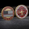 Fire and Rescue Coin with Gift Box, Firefighter Challenge Coin