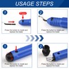 Deburring Tool Kit, Engraving Tools with 10 Pcs 360 Degree