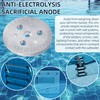 TonGass Zinc Anode Weight Anti-Electrolysis Sacrificial Anode, Galvanic Anodes for