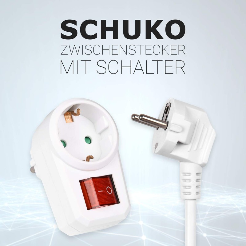 Heitech 1-Way Socket Adapter – GS Tested Adaptor Plug with