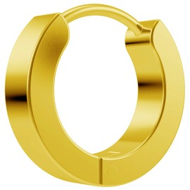 2pc 20g 0.8mm Gold Surgical Stainless Steel Huggie Hoop Earrings For Men Women Huggy Clutch Jewellery