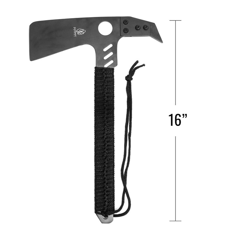 ASR Tactical 16" Paracord Full Tang Survival Axe with Modular