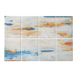 Ginchain Art Acoustic Panels Soundproof Wall Panels, 48 X 32Inches acoustic panels sound absorbing, Decorative Acoustical Wall Panels, sound panels noise reducing for Home & Office(Line Gallery)