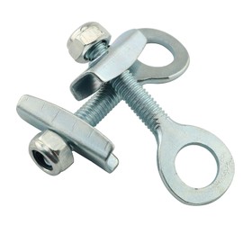 RLECS Bicycle Chain Adjuster 2PCS Adjustable Chain Buckle Bicycle Wheel Fixing Button Zipper Chain Tensioner Chain Adjuster for Dead Fly Bicycles Folding Bicycles and Mountain Bikes