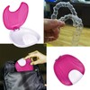 1 Pack Press Retainer Case, Portable Denture Box, Braces Denture